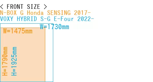 #N-BOX G Honda SENSING 2017- + VOXY HYBRID S-G E-Four 2022-